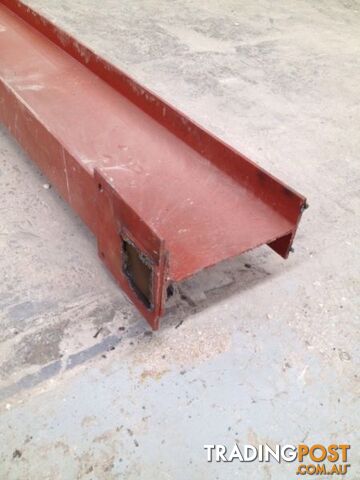 Steel beams, posts, channel, purlins, angle line