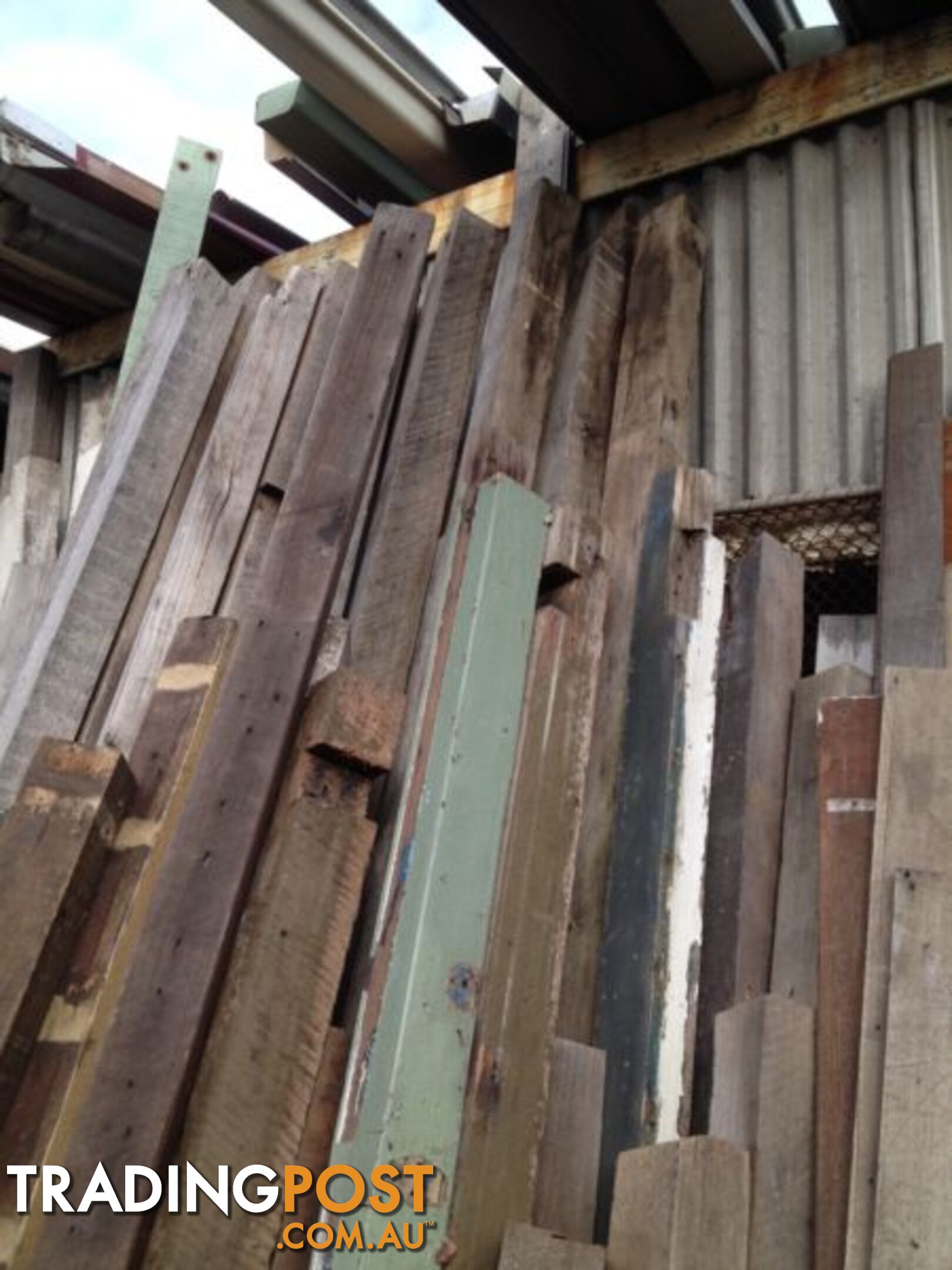 100 x 100 Red Gum Posts Recycled