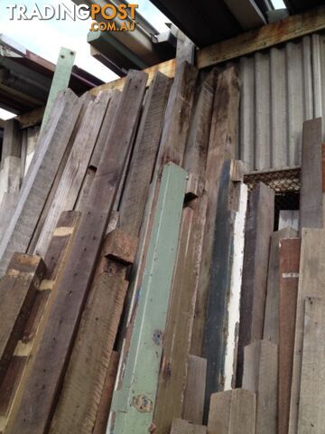 100 x 100 Red Gum Posts Recycled