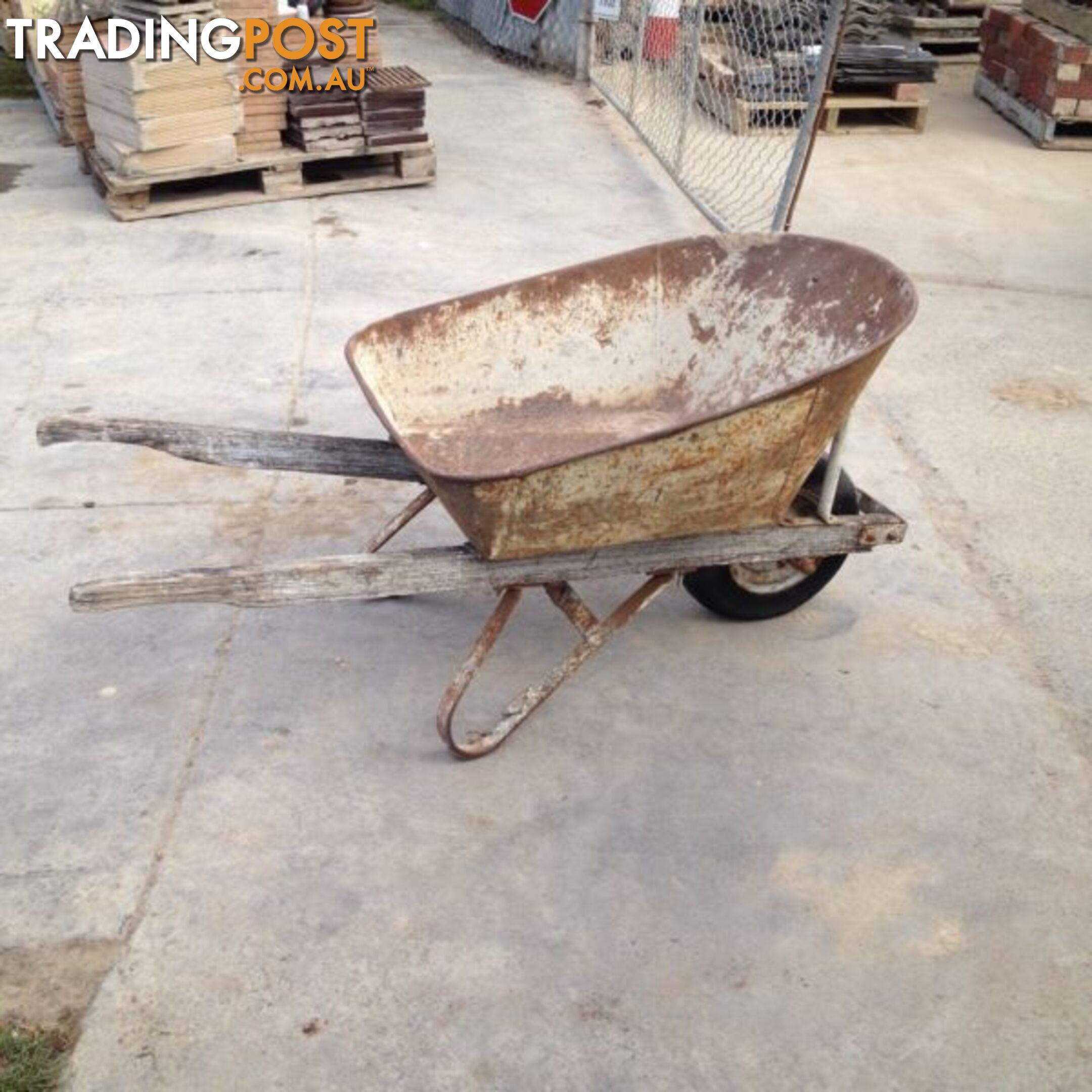 Vintage wheelbarrow