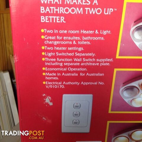 Bathroom Radiant Heater & Light