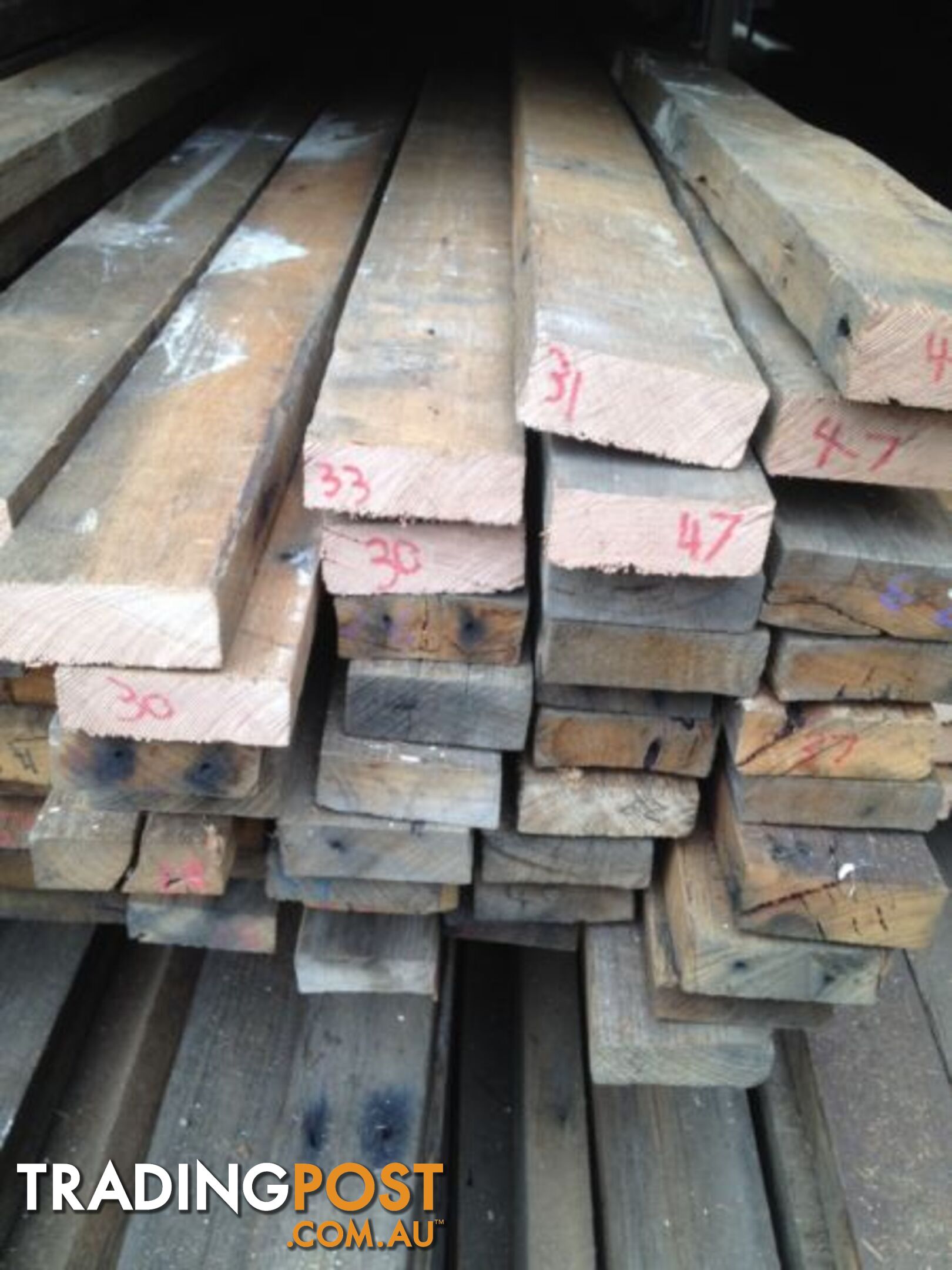 Aust Hardwood timber recycled