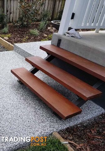 Timber Hardwood Stair material  External