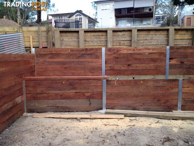 Landscaping Hardwood Sleepers Untreated