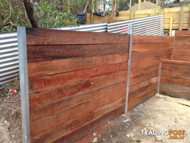 Hardwood Sleeper Garden Edging