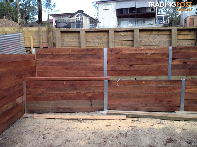 Hardwood Sleeper Garden Edging