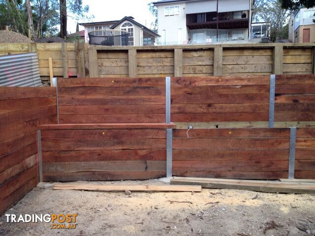 Landscaping Hardwood Sleepers Untreated - photo 5 of 9