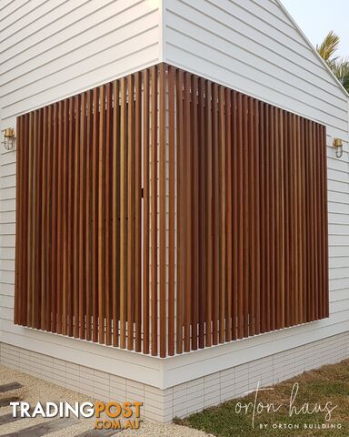 Hardwood Privacy Screening