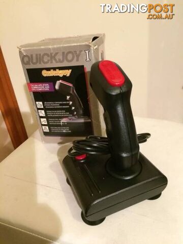 VINTAGE QUICKJOY JOYSTICK FOR ATARI & COMMODORE 64