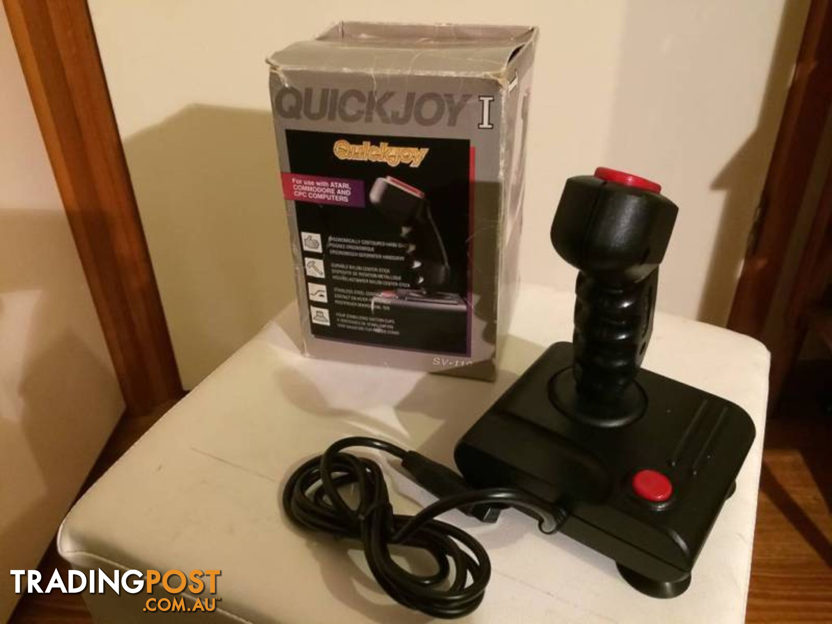 VINTAGE QUICKJOY JOYSTICK FOR ATARI & COMMODORE 64