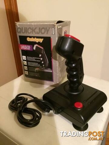 VINTAGE QUICKJOY JOYSTICK FOR ATARI & COMMODORE 64