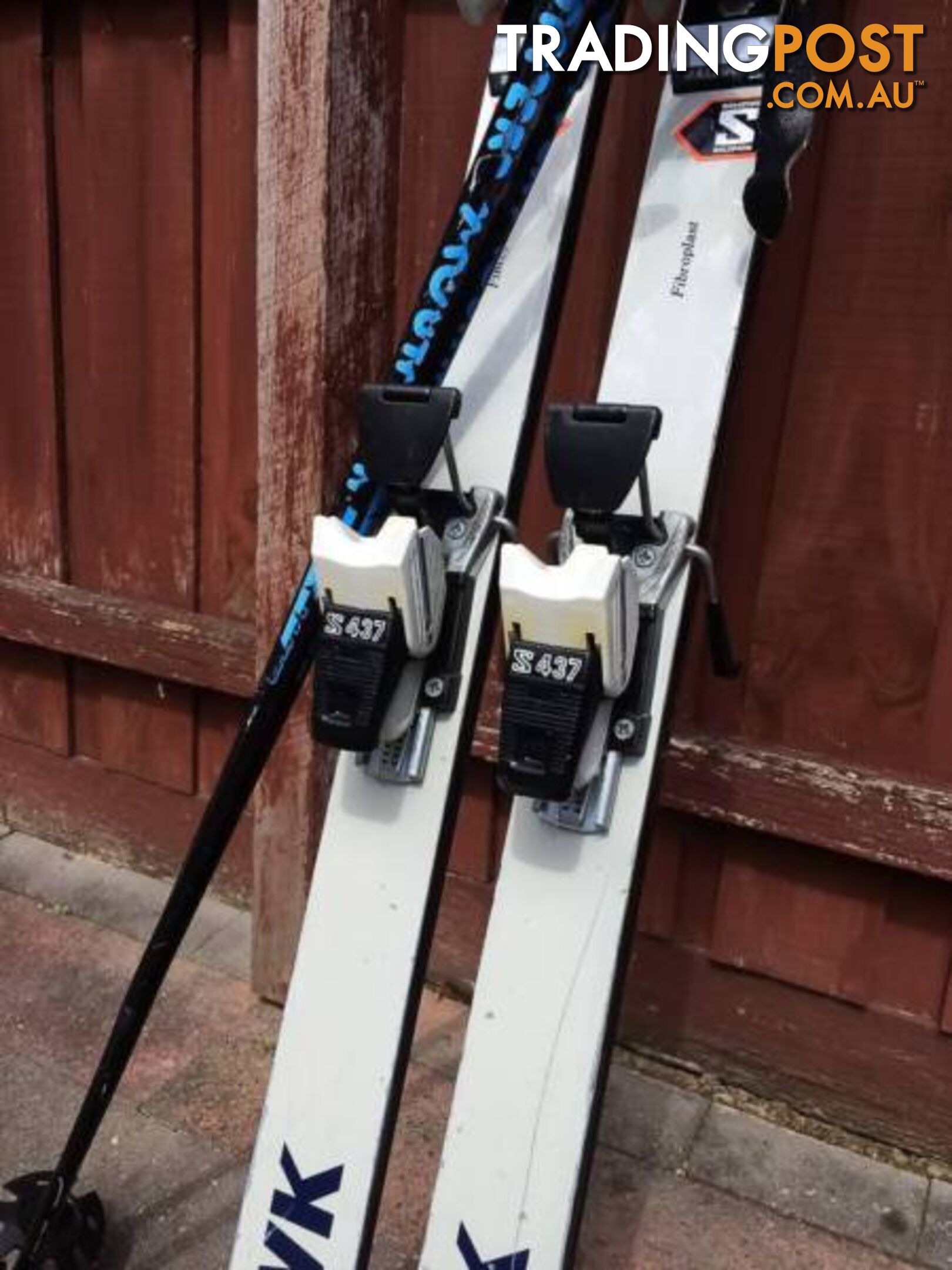 ROSSIGNOL LIMITED EDITION HAWK SKI'S & SALOMON BINDINGS