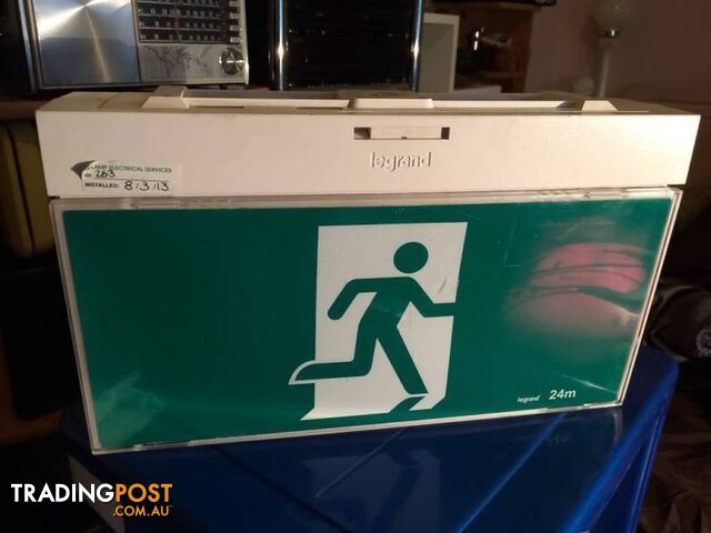 ELECTRIC EXIT HERE SIGN - photo 2 of 4