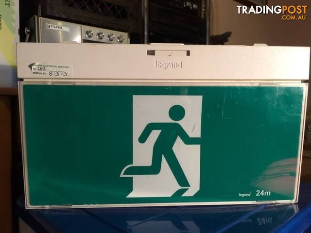 ELECTRIC EXIT HERE SIGN - photo 3 of 4