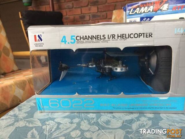 3 x remote control Helicopters! 1 working 1 not working 1 unsure