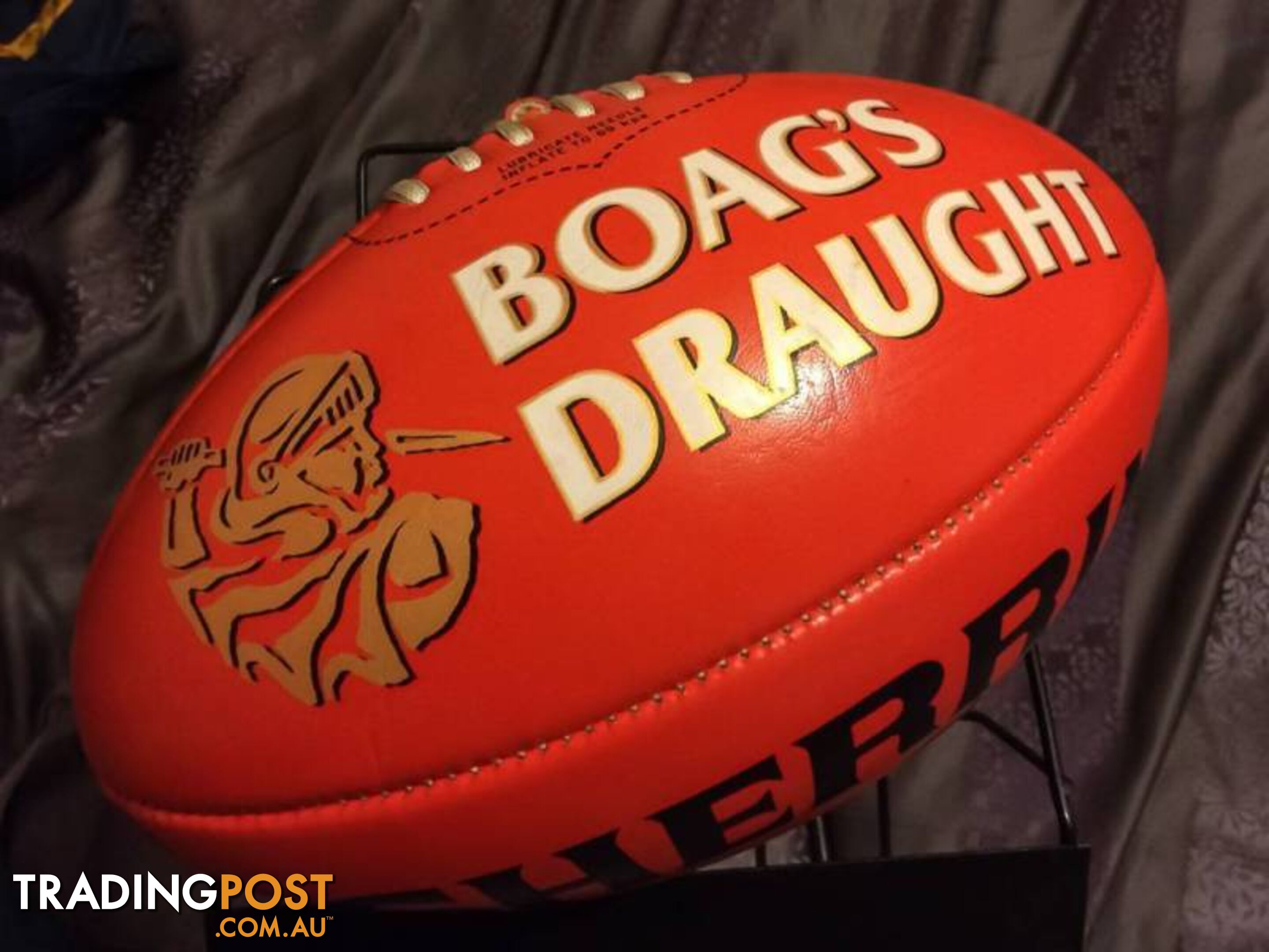 COLLECTABLE SHERRIN BOAGS DRAUGHT FOOTBALL. FULLSIZE FOOTY