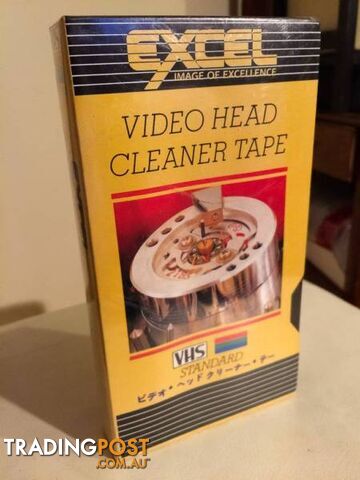 BRAND NEW UNOPENED EXCEL VHS VIDEO HEAD CLEANER