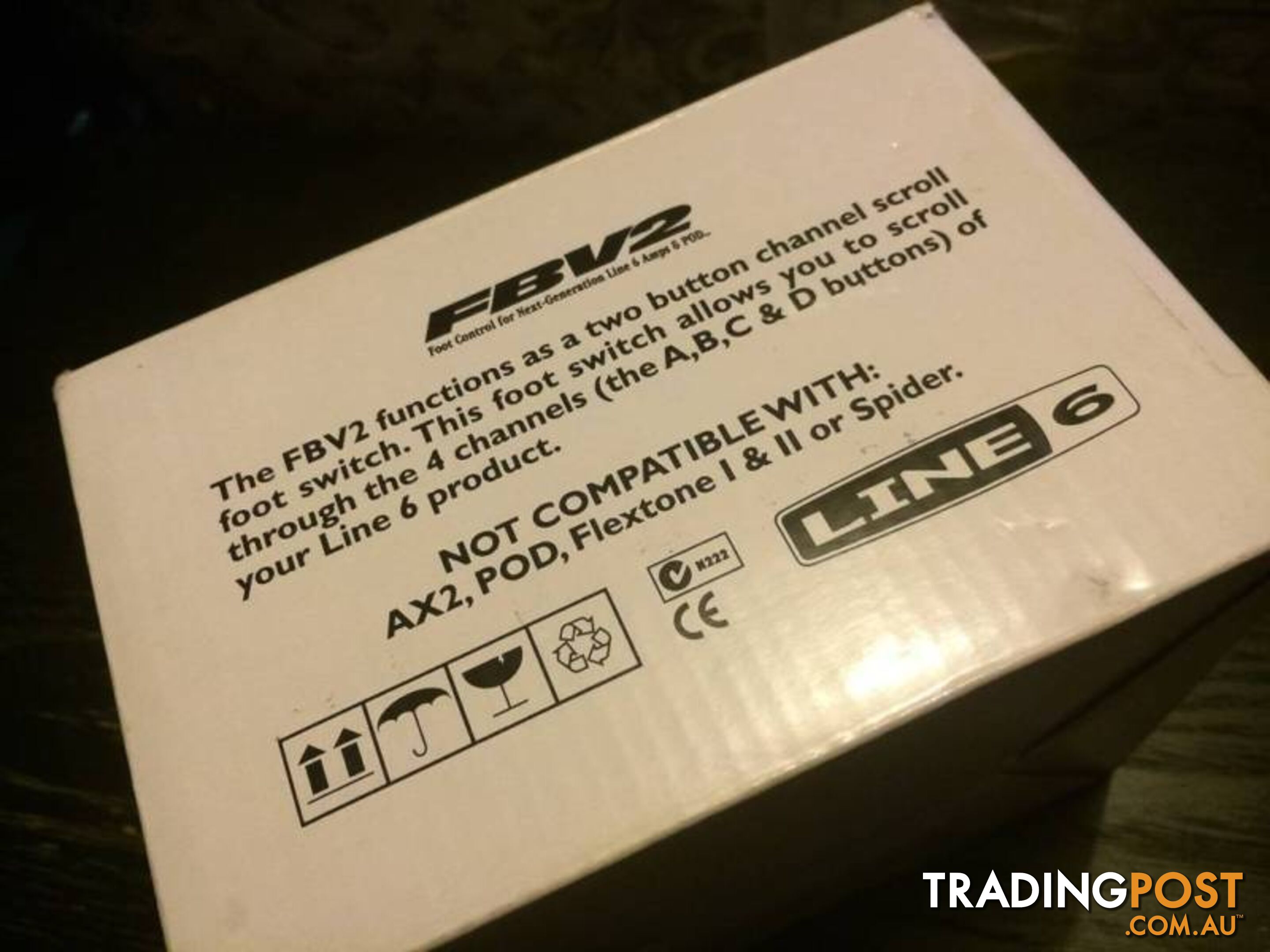 BRAND NEW LINE 6 FBV2 GUITAR AMP FOOT PEDAL