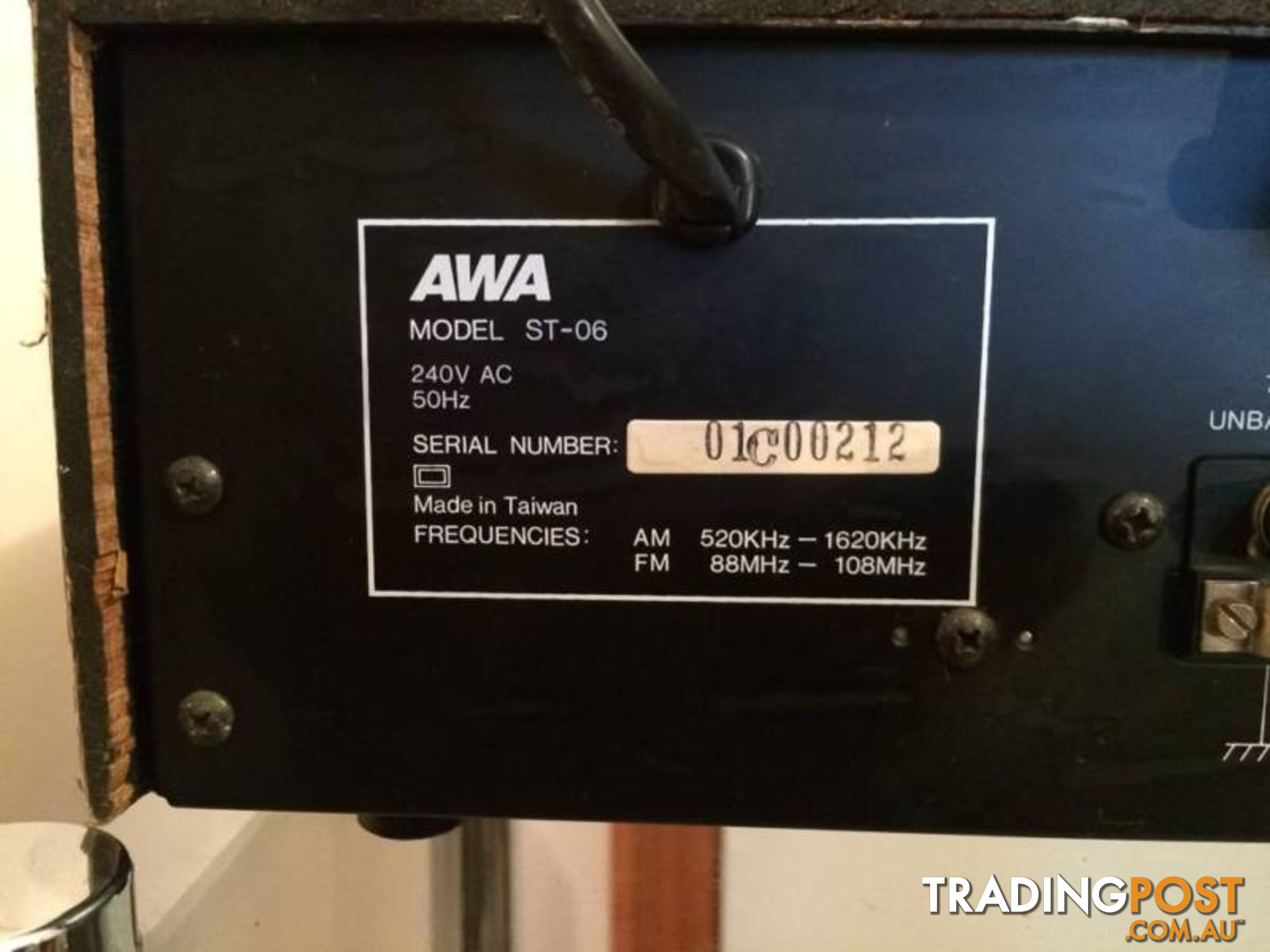 AWA Stereo Tuner (ST-06) in working condition