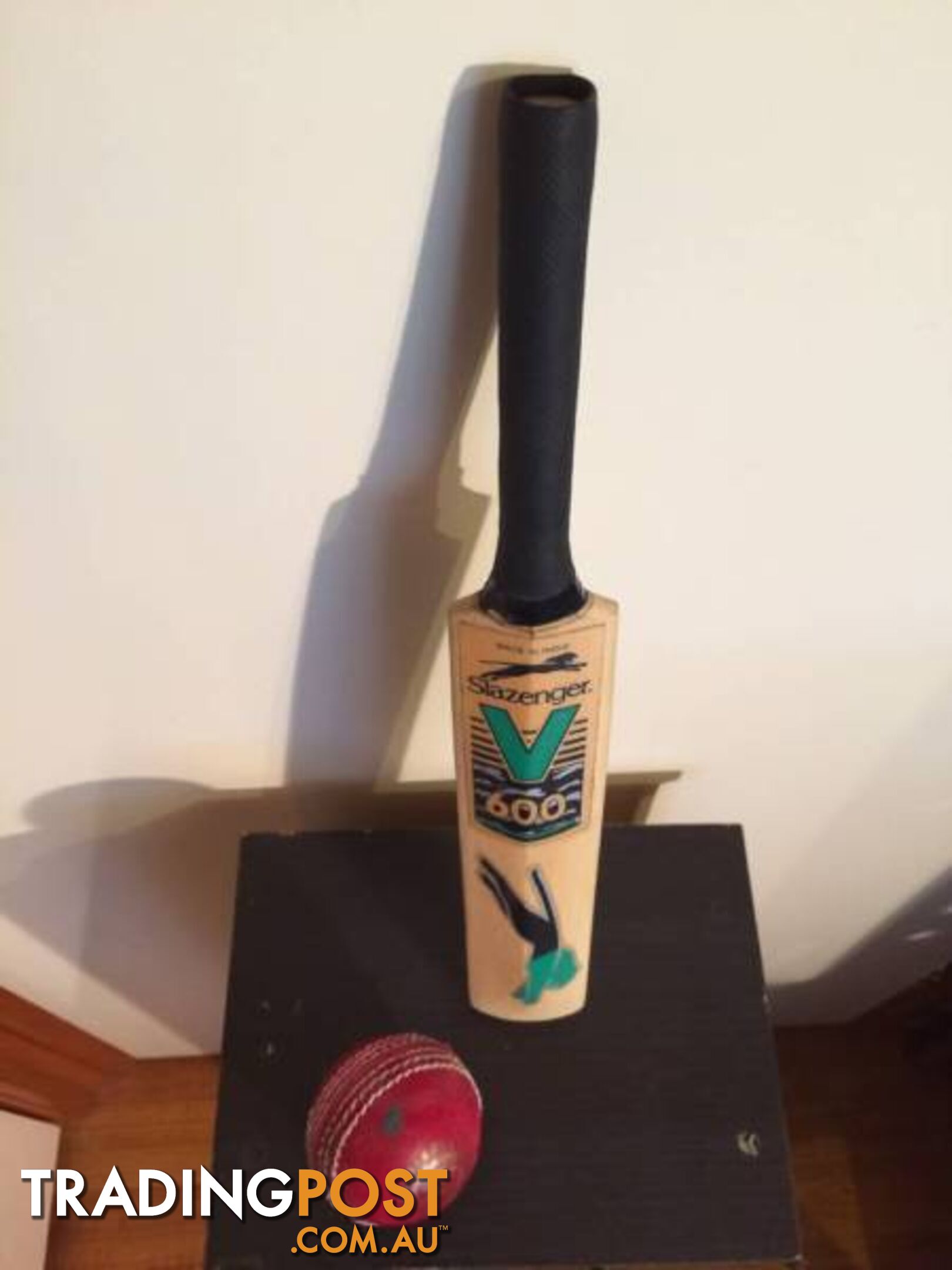 MINIATURE Slazenger V600 CRICKET BAT USED BY Jacques Kallis