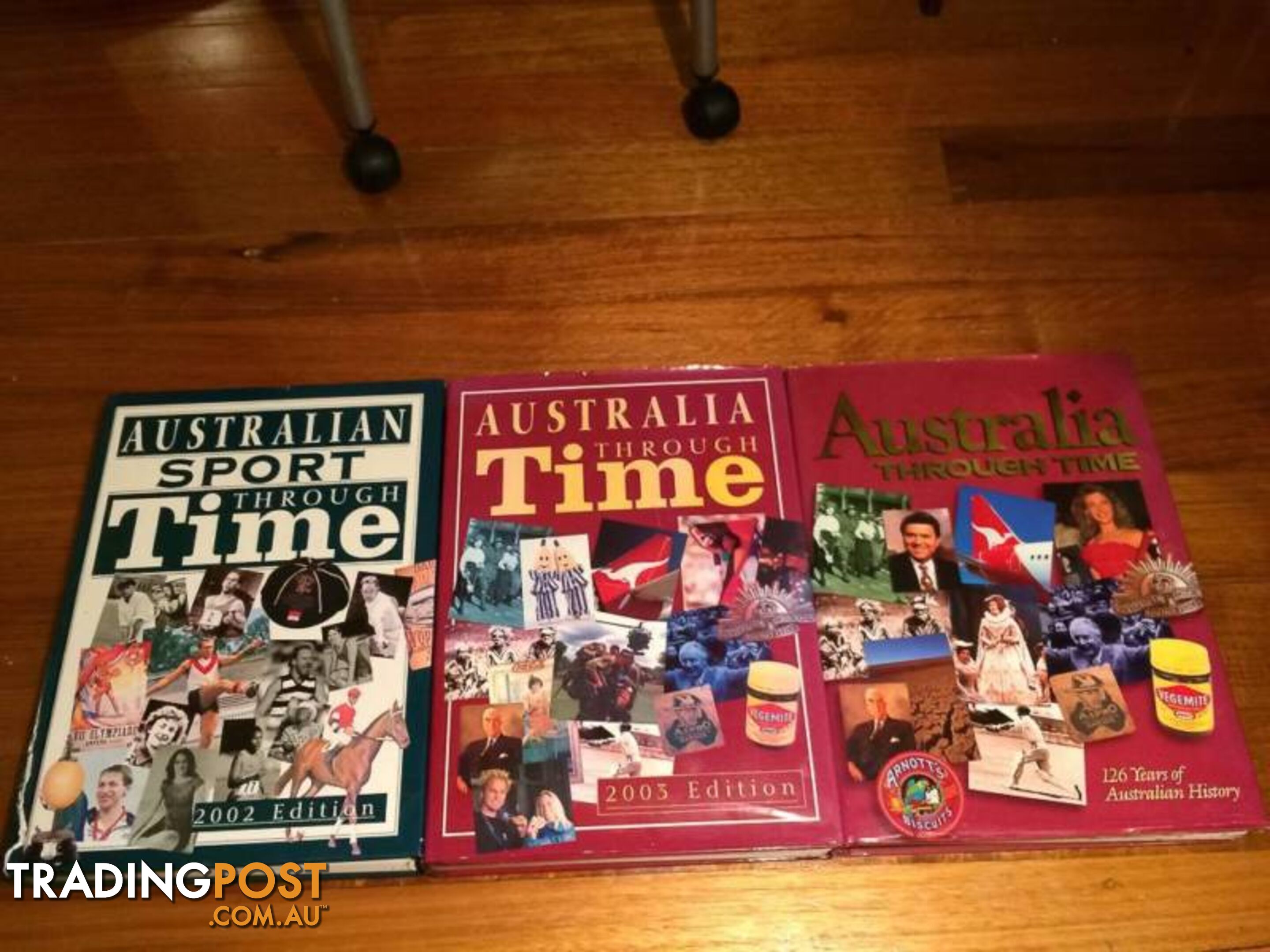 3 X AUSTRALIA THROUGH TIME BOOKS $20 FOR ALL 3