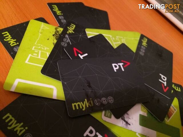 $200 worth of MYKI CARDS SELLING FOR $100