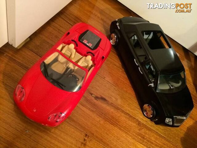2 VERY LARGE TOY CARS $20 FOR THE PAIR