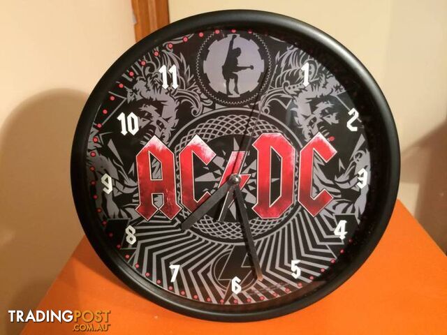 AC/DC COLLECTABLE WALL CLOCK