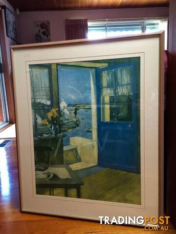 THE BLUE DOOR' BY R . WINTZ .. Massive BARGIN at $50