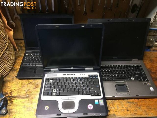 3 X LAPTOPS FOR PARTS