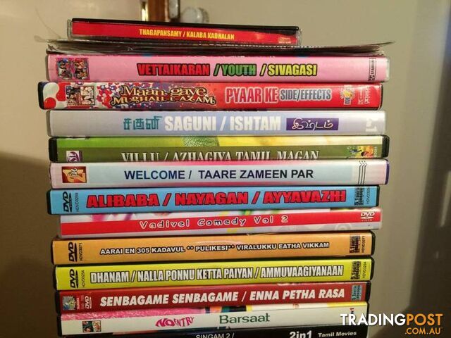 DVD MOVIES FROM INDIA $25 THE LOT