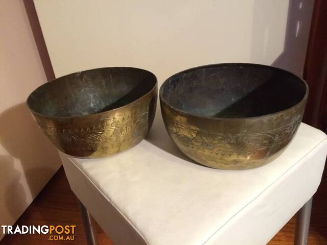 2 X COPPER PLANT POTS