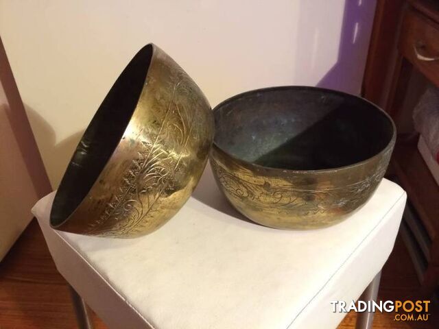 2 X COPPER PLANT POTS