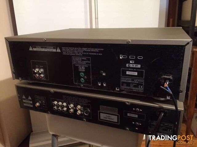 KENWOOD KXF-W4040 TAPE & DVF-5010 CD PLAYER $30 THE PAIR - photo 5 of 6