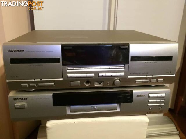 KENWOOD KXF-W4040 TAPE & DVF-5010 CD PLAYER $30 THE PAIR