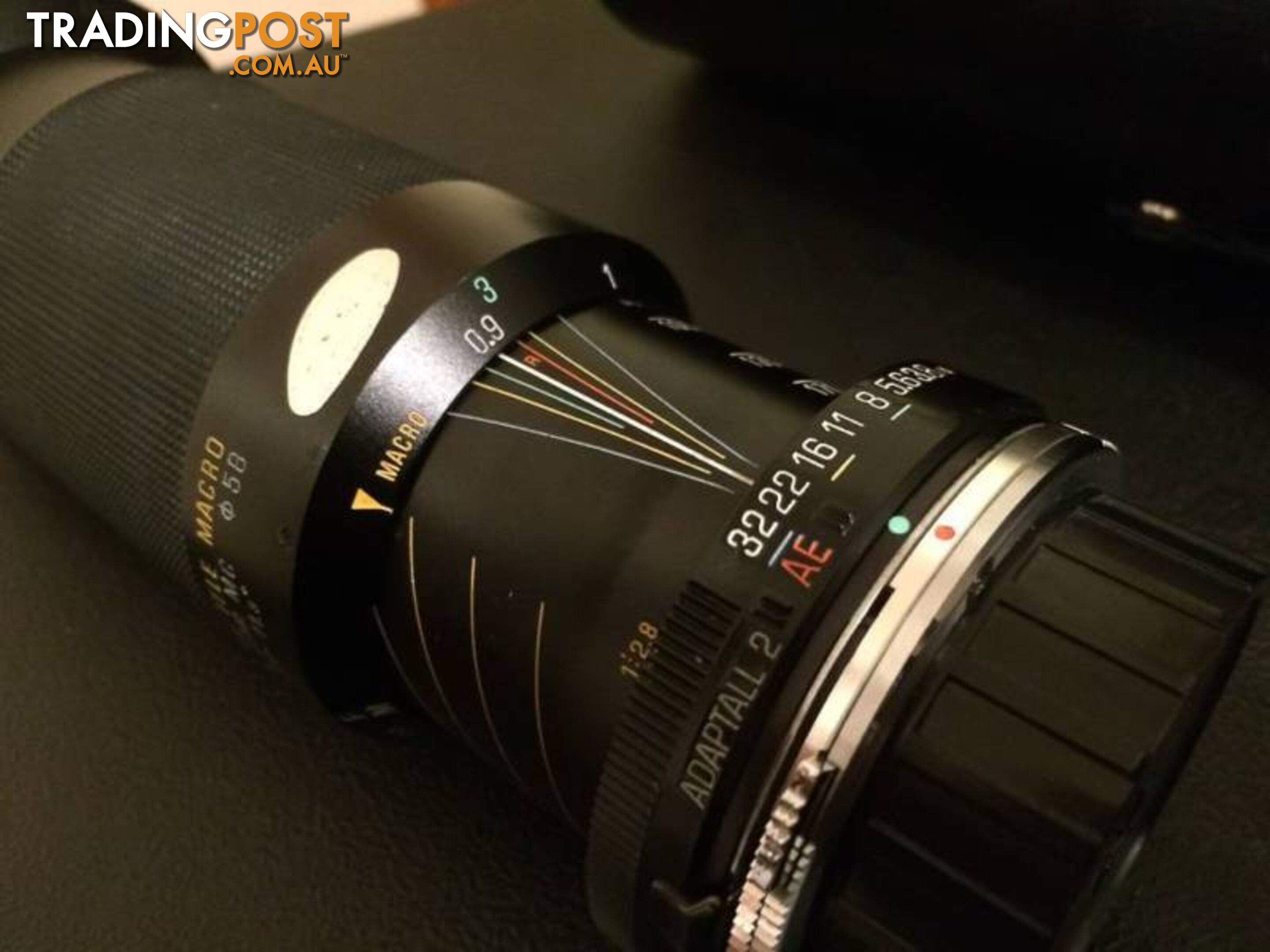 TAMRON 1:3.8 80-210 CF TELE MACRO LENS - ADAPTALL 2 OLYMPUS OM