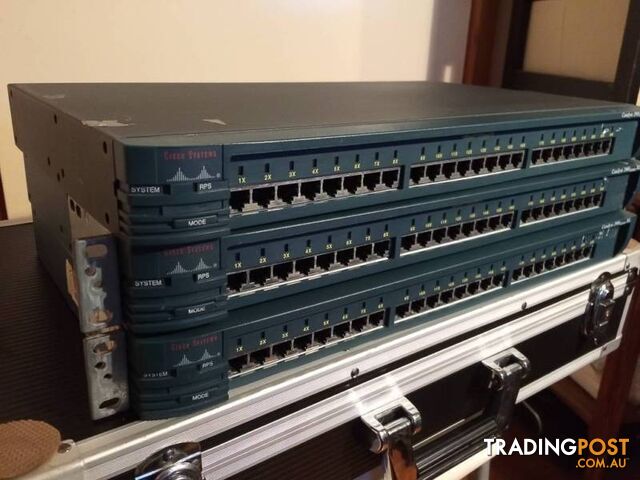 3 CISCO SYSTEMS CATALYST 2900 SERIES XL $25 the LOT - photo 2 of 6