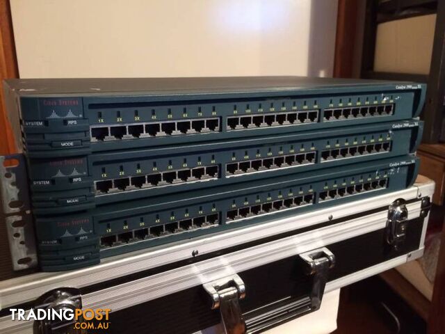 3 CISCO SYSTEMS CATALYST 2900 SERIES XL $25 the LOT