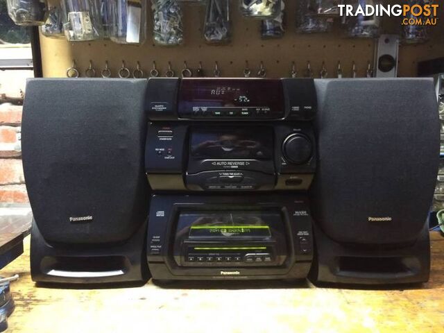 Panasonic SA-CH64M 80Watts holds 50CD's Hi-fi Stereo System