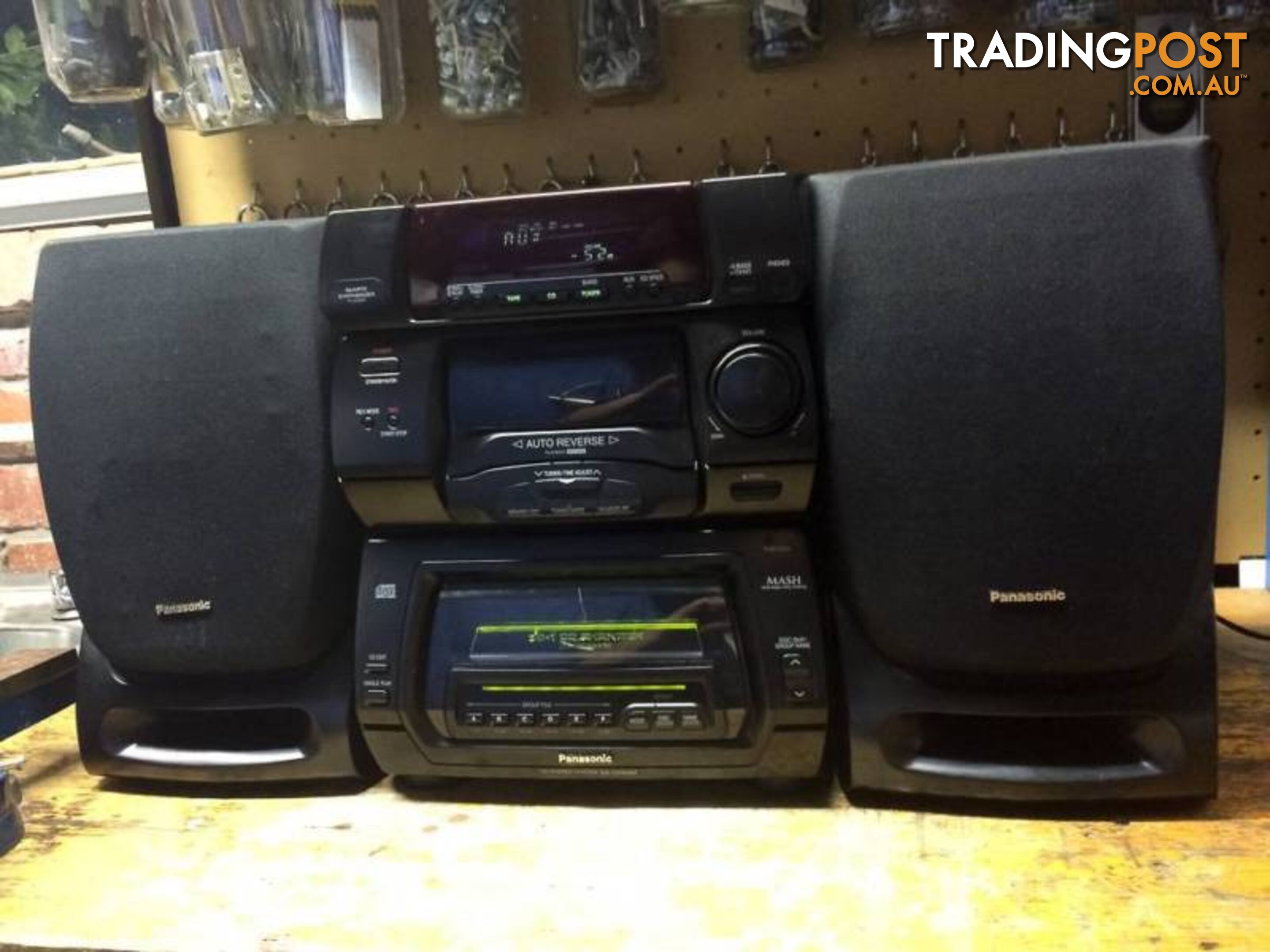 Panasonic SA-CH64M 80Watts holds 50CD's Hi-fi Stereo System