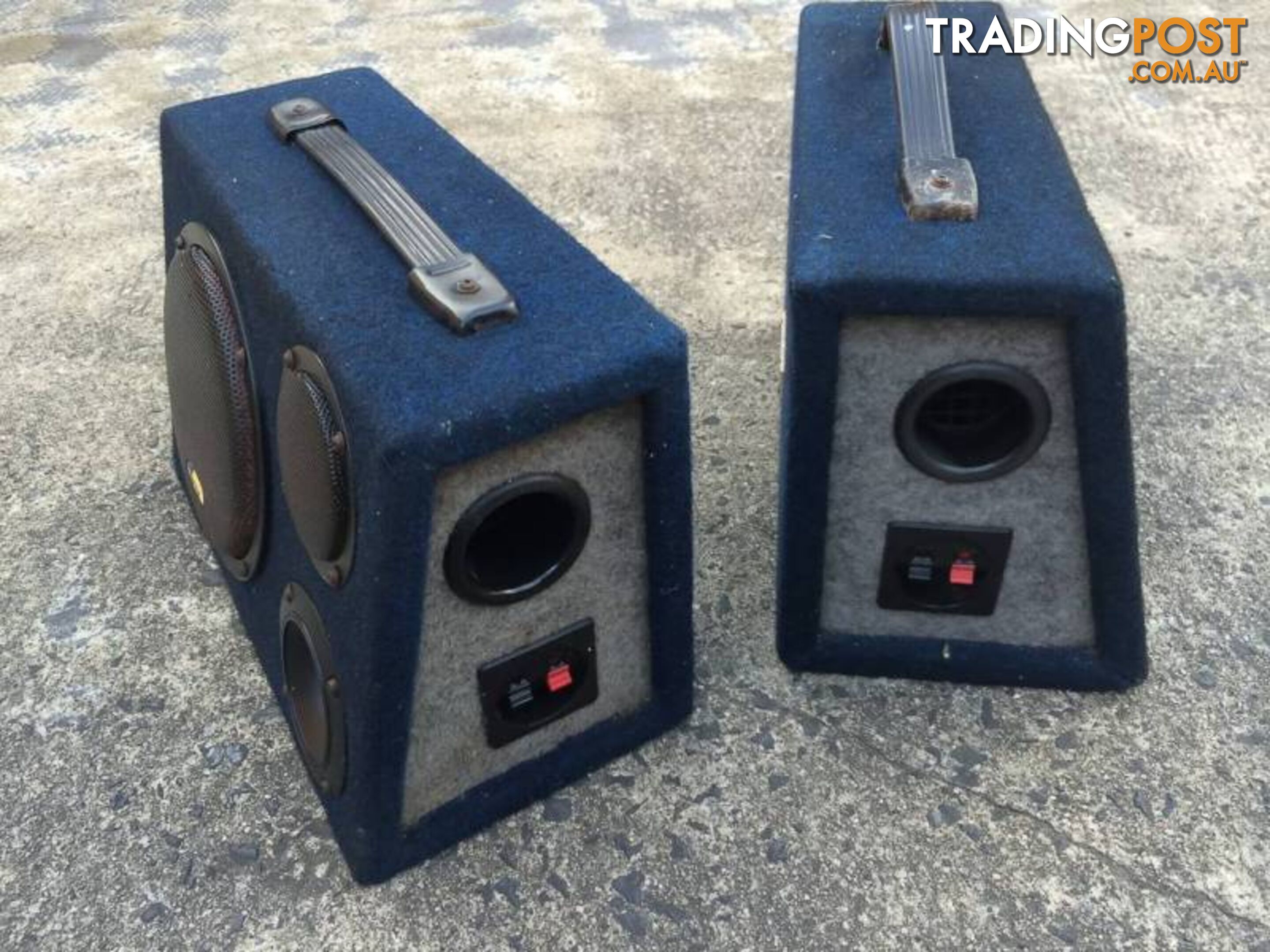 2 x 60 WATT MULTI PURPOSE PRO SOUND BOXED SPEAKERS