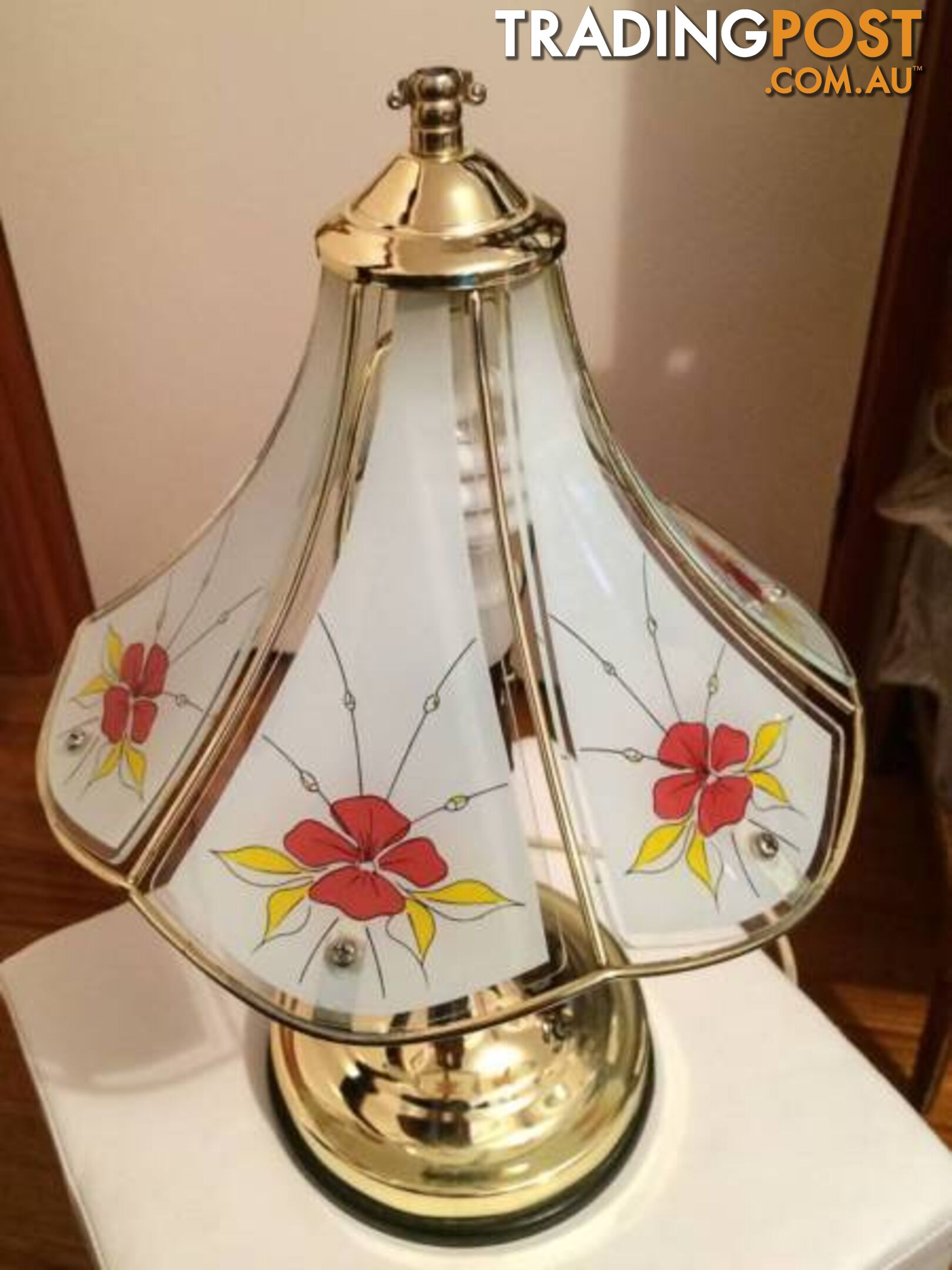 Decorative Glass Top Touch Lamp 45CM IN HEIGHT