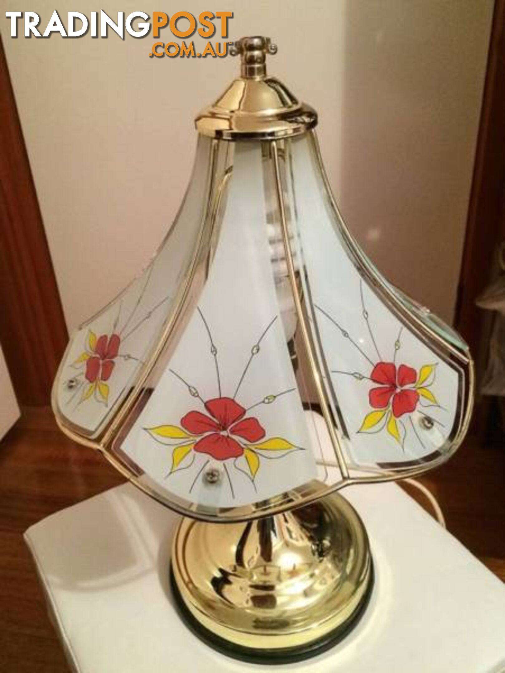 Decorative Glass Top Touch Lamp 45CM IN HEIGHT