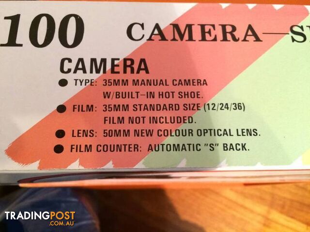 BRAND NEW NEVER USED NIPPON G-100 35MM FILM CAMERA SET - photo 3 of 5