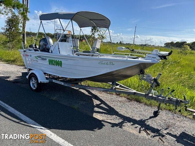 USED 2013 STACER 439 BARRA ELITE WITH YAMAHA 60HP FOURSTROKE FOR SALE