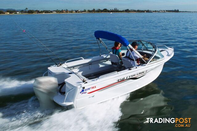 Quintrex 450 Fishabout + Yamaha F60hp 4-Stroke - Pack 1 for sale online prices