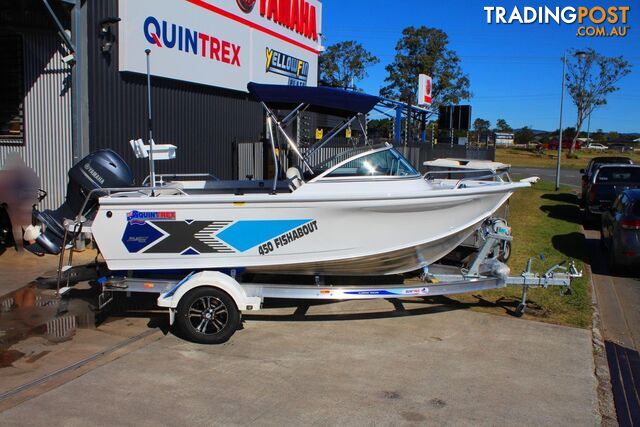 Quintrex 450 Fishabout + Yamaha F60hp 4-Stroke - Pack 1 for sale online prices