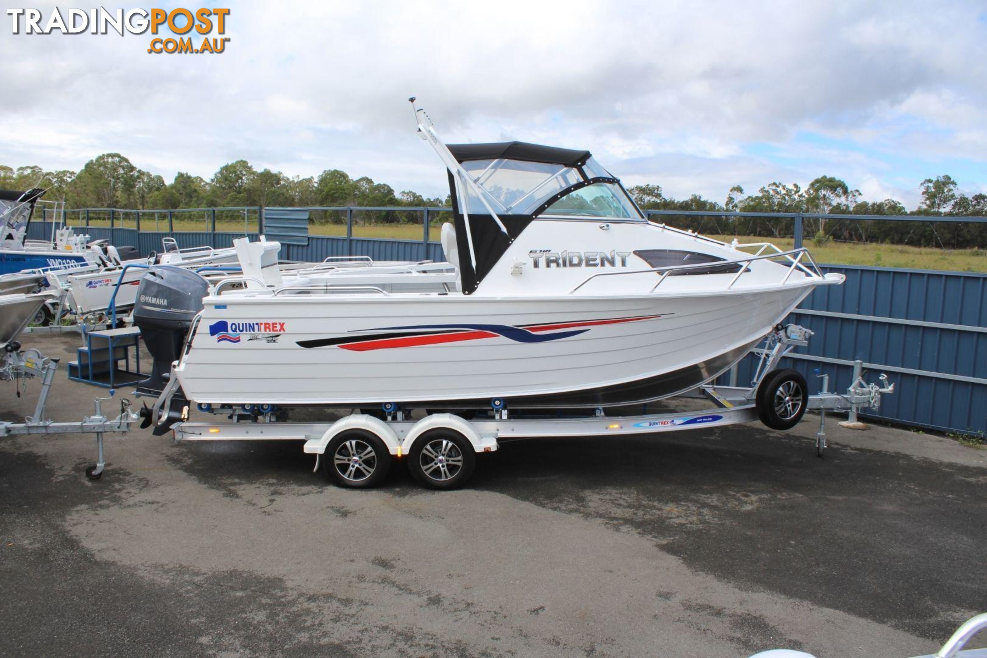 Quintrex 610 Trident + Yamaha F130hp 4-Stroke - Pack 1 for sale online prices