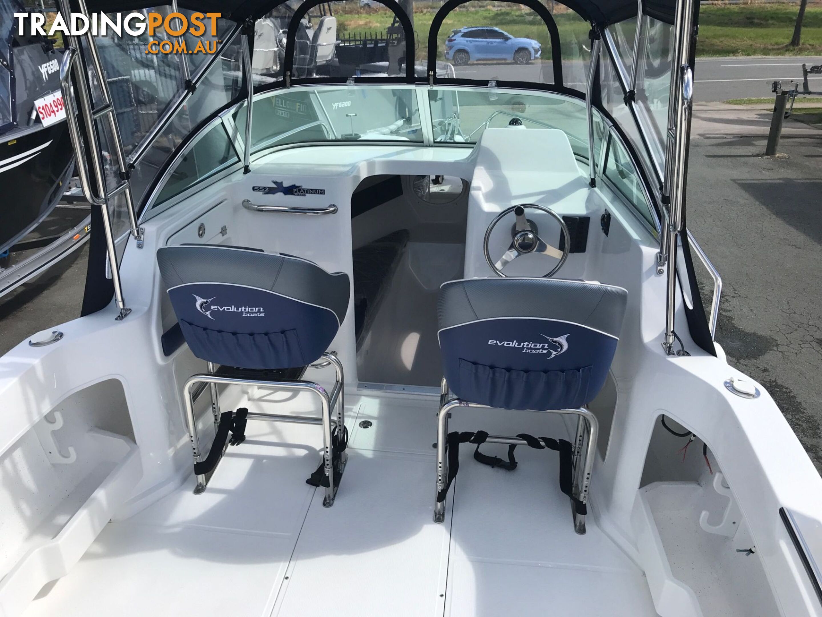 NEW 2024 EVOLUTION 552 SILVER WITH YAMAHA 115HP FOURSTROKE FOR SALE