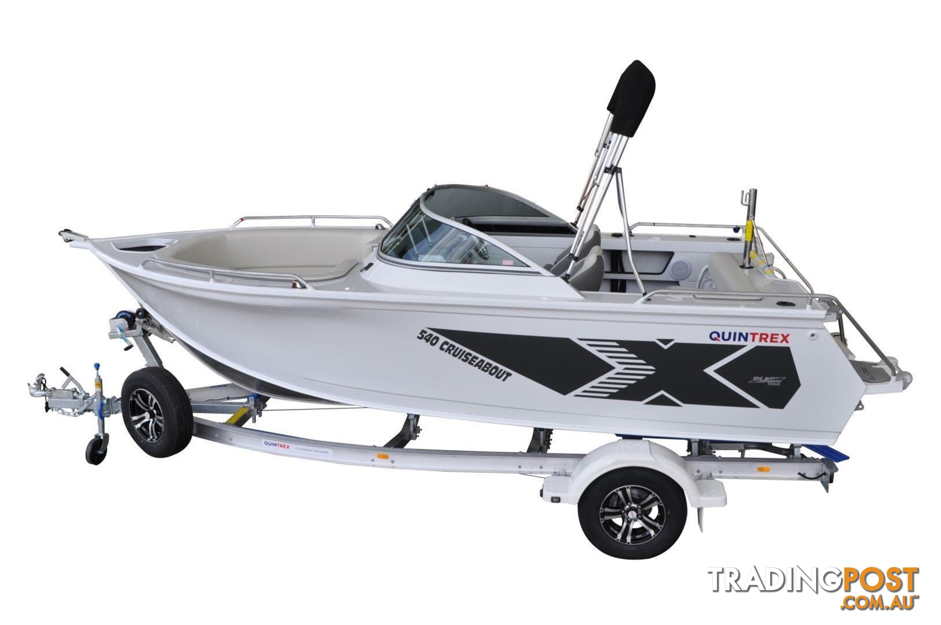 Quintrex 540 Cruiseabout + Yamaha F130hp 4-Stroke - Pack 3 for sale online prices